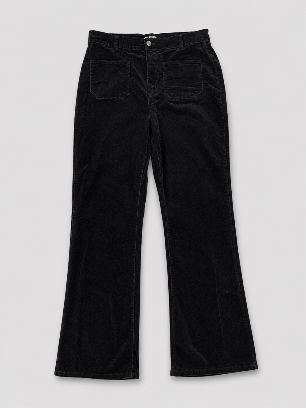 Joe Fresh High Rise Relaxed Flare Corduroy Pants - Picture 2 of 7